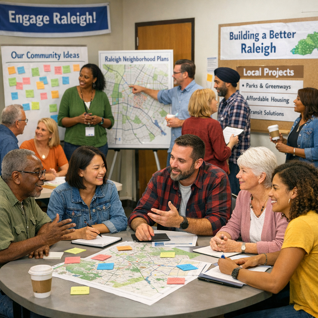 Fostering Community Engagement in Raleigh: Opportunities for Residents to Connect and Contribute
